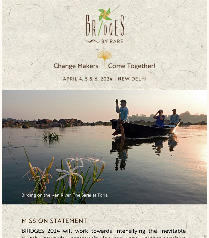 Change makers, come together! Join us for BRIDGES 2024 | April 4,5,6 I New Delhi