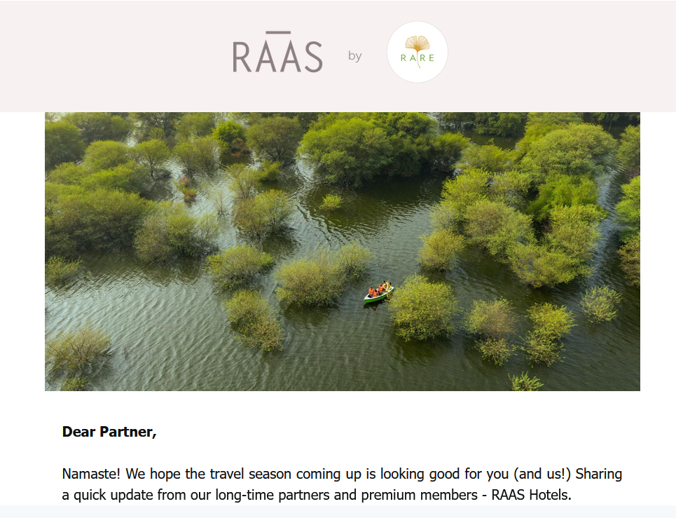 Update on RAAS Hotels by RARE India